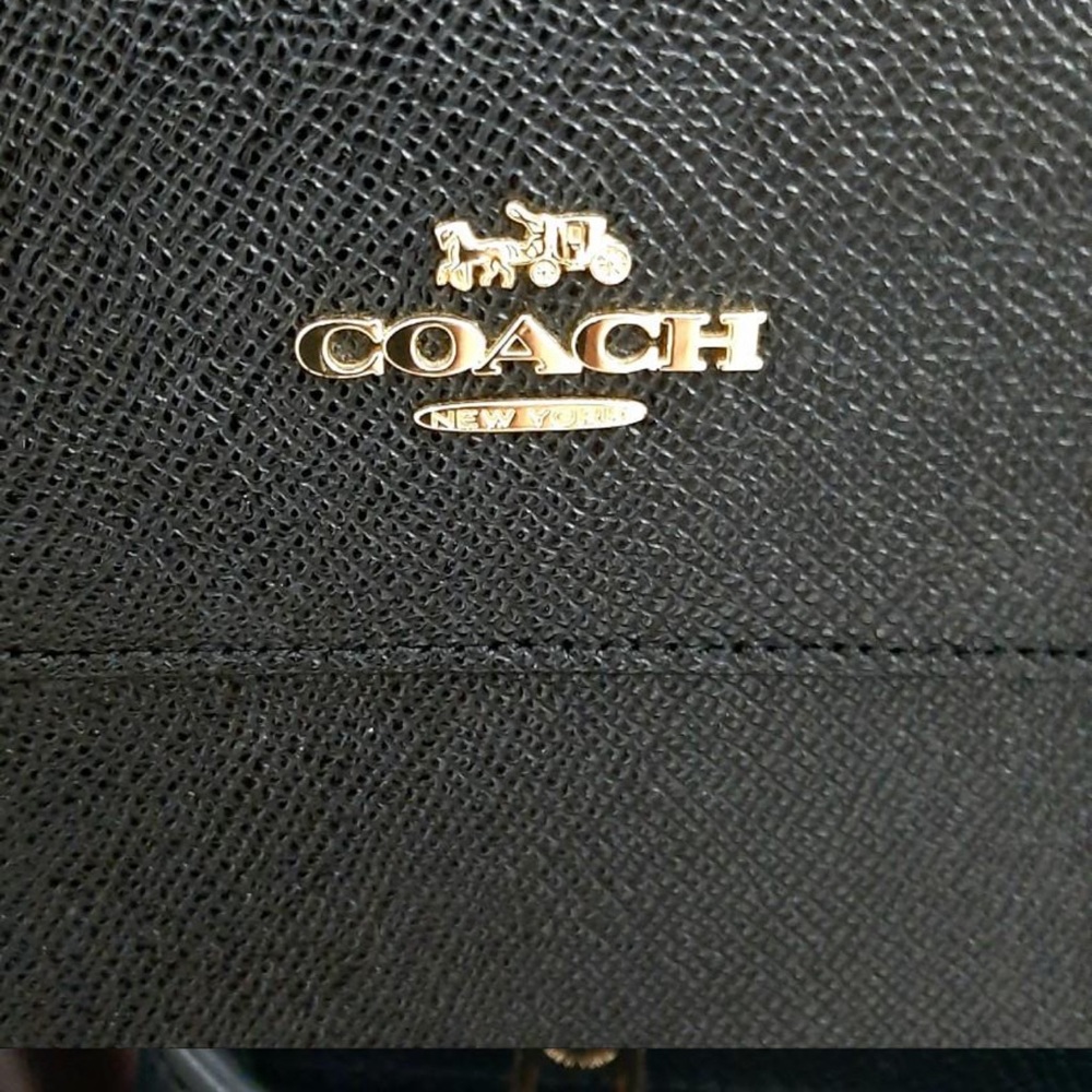 Coach Large Brooke Crossgrain Leather Carry All Satchel Handbag 25926 … - Picture 5 of 14
